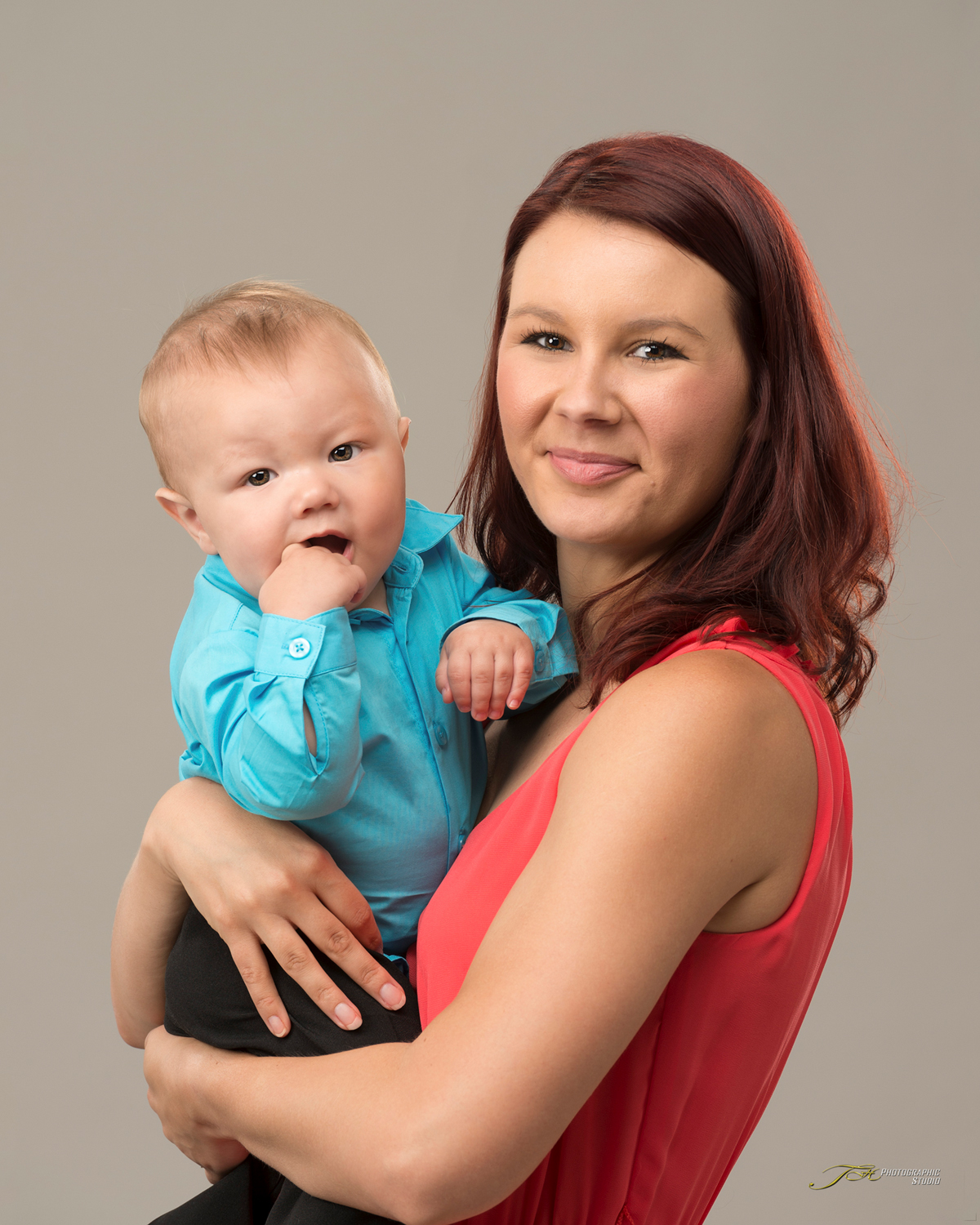 Mother-and-Son-Portrait-In-Studio
